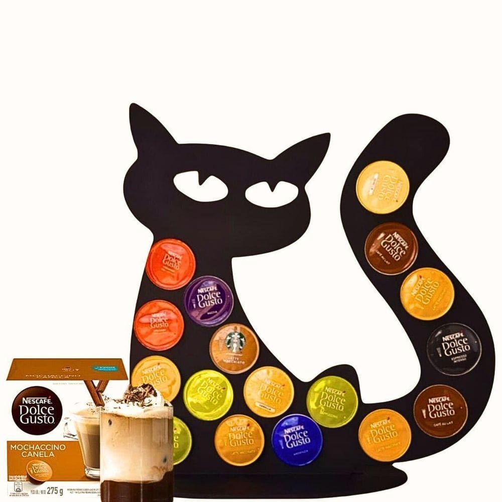 Porta Capsulas De Café Gato Dolce Gusto | Ponto