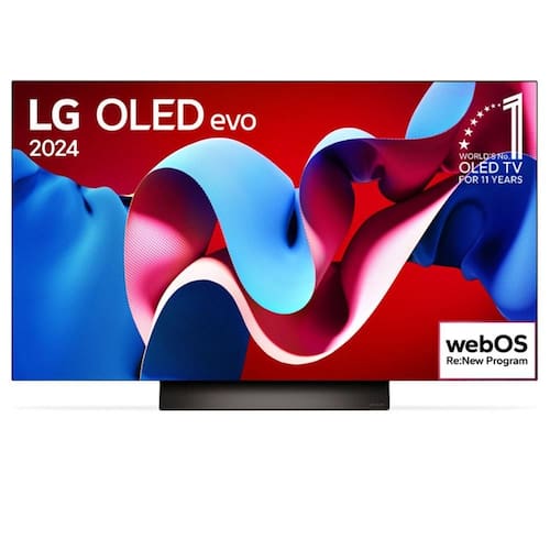 Smart TV 4K LG OLED Evo 55" Polegadas OLED55C4, Processador a9 Ger7, AI, Painel 144Hz e Design Ultra Slim