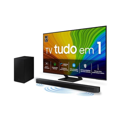 Combo Samsung Smart TV 65 polegadas QLED 4K 65Q70D 2024 + Soundbar HW-Q800D