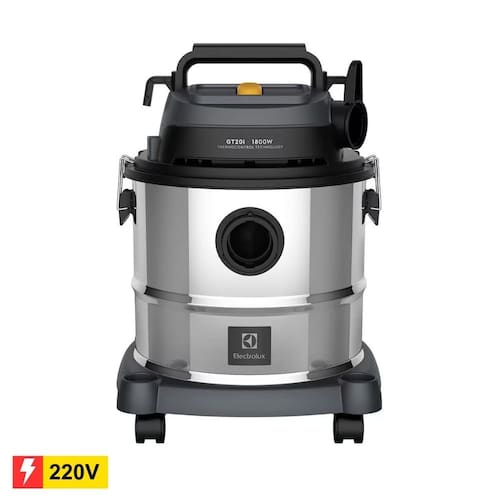 REEMBALADO: Aspirador de Pó e Água Electrolux GT20I 1800W 20L Inox - 220V Menor preço em REEMBALADO: Aspirador de Pó e Água Electrolux GT20I 1800W 20L Inox - 220V