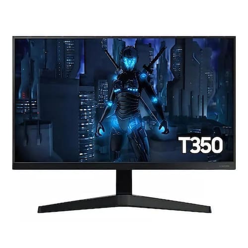 Monitor Gamer Samsung 24 Fhd 75hz Hdmi Vga Freesync Preto Série T350