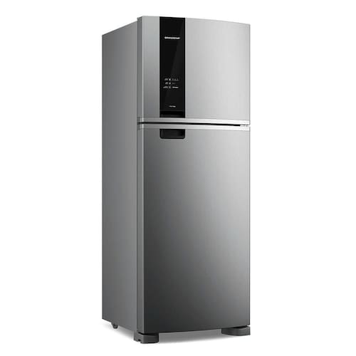 Refrigerador de 02 Portas Brastemp Frost Free A+++ 461 Litros Inox com Turbo Control e Fresh Box - BRM56FK - 110V