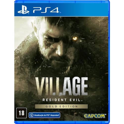 Imagem do produto Resident Evil Village Gold Edition PS4 - Físico em Ponto Frio