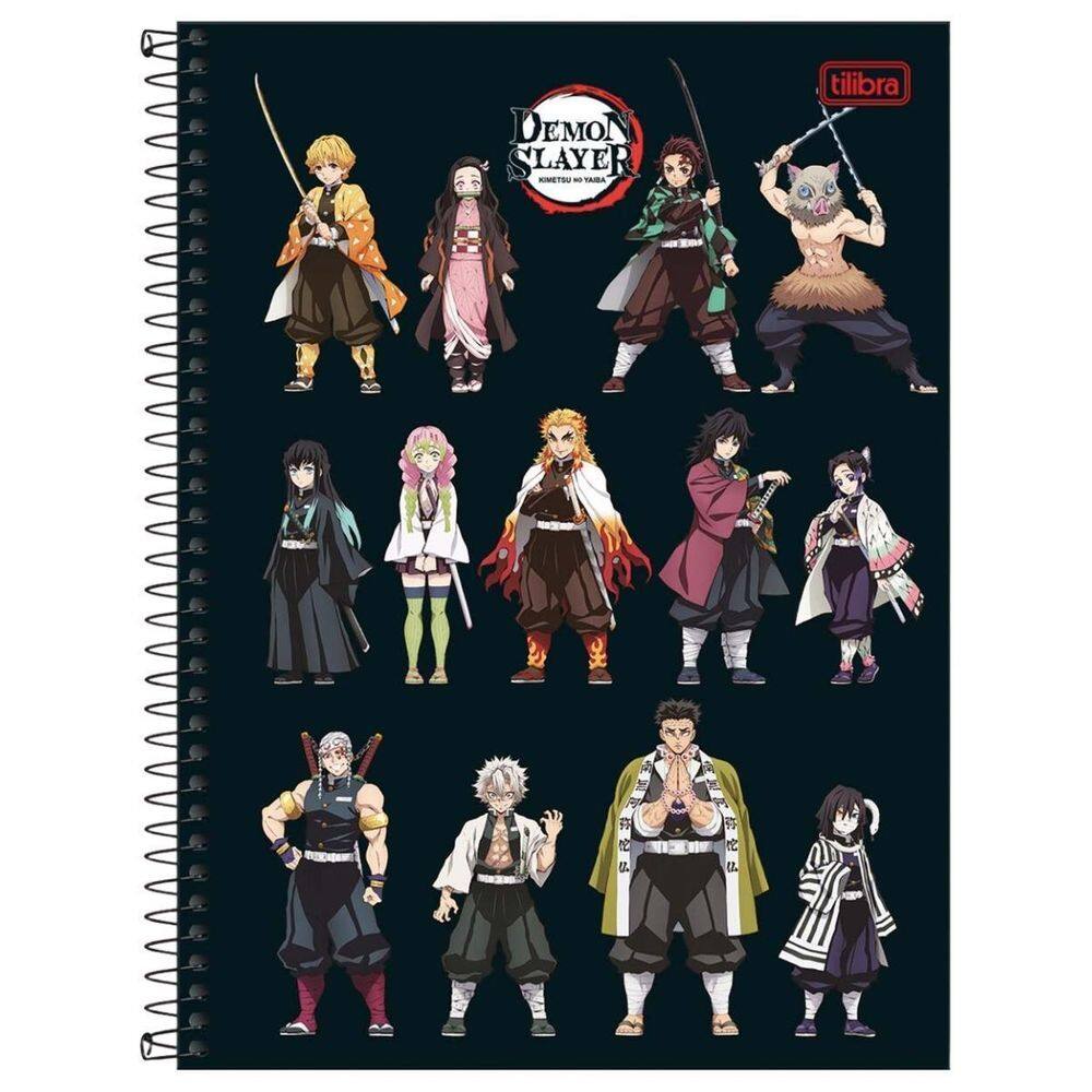 Caderno Demon Slayer Capa Dura Espiral | Ponto
