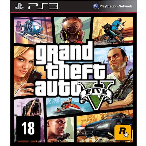 Jogo Grand Theft Auto V - PS3