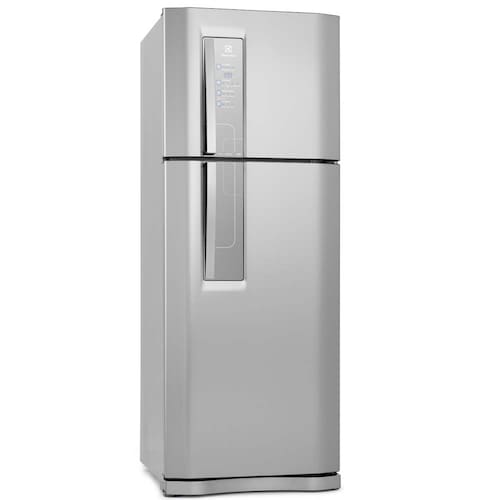 imagem-Refrigerador Electrolux DF51X Frost Free com Painel Blue Touch e Ice Twister 427L - Inox - 110v