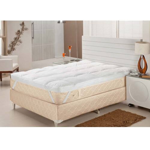Pillow Top Queen Plumasul Fibra Siliconizada em Flocos Percal 233 fios - Branco é ruim? Pillow Top Queen Plumasul Fibra Siliconizada em Flocos Percal 233 fios - Branco é boa?
