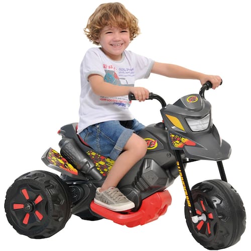 Moto Eletrica Infantil Bandeirante XT3 6V Azul - Maçã Verde Baby