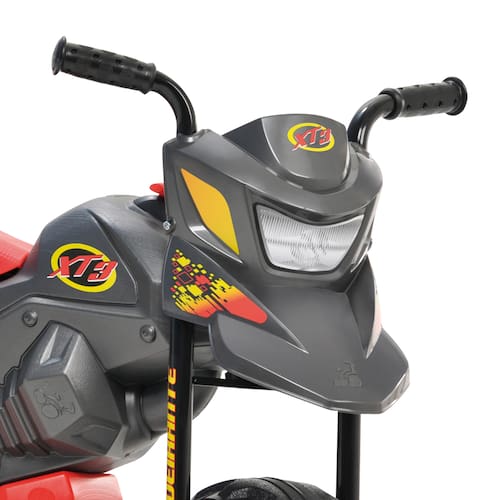 Moto Elétrica Infantil Bandeirante Super Moto GT Cinza e Vermelha 6V -  Carrefour - Carrefour