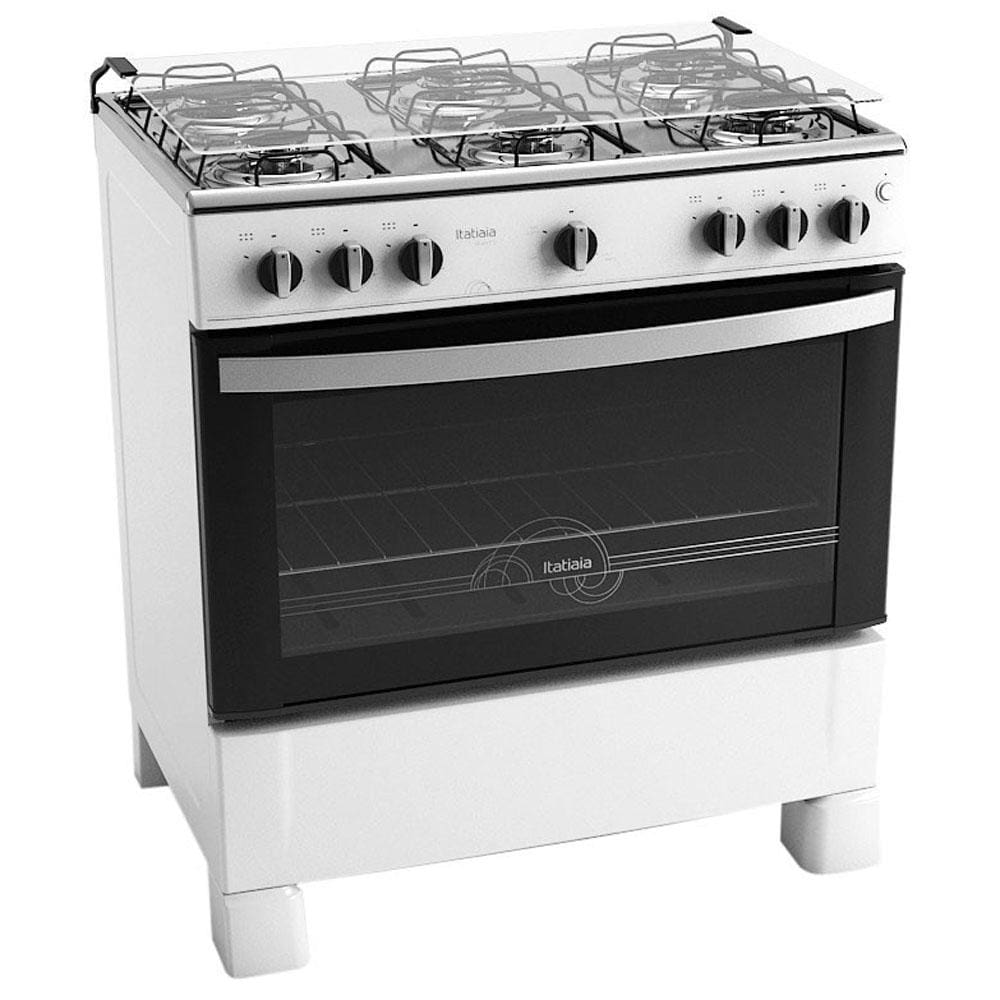 Fogão 6 Bocas Itatiaia Waves Branco – Bivolt – 3700000002