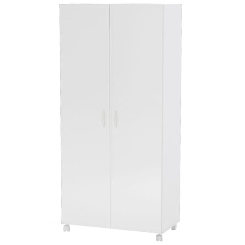 Armário Multiuso Politorno São Paulo com 2 Portas e 4 Prateleiras - Branco Menor preço em Armário Multiuso Politorno São Paulo com 2 Portas e 4 Prateleiras - Branco