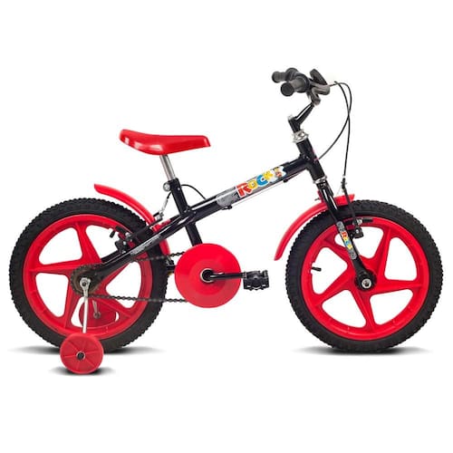 Bicicleta Infantil Rock Aro 16 Verden - Preta/Vermelha é ruim? Bicicleta Infantil Rock Aro 16 Verden - Preta/Vermelha é boa?