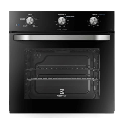Forno Elétrico de Embutir Electrolux 59 Litros OE60M com Grill - Preto Menor preço em Forno Elétrico de Embutir Electrolux 59 Litros OE60M com Grill - Preto