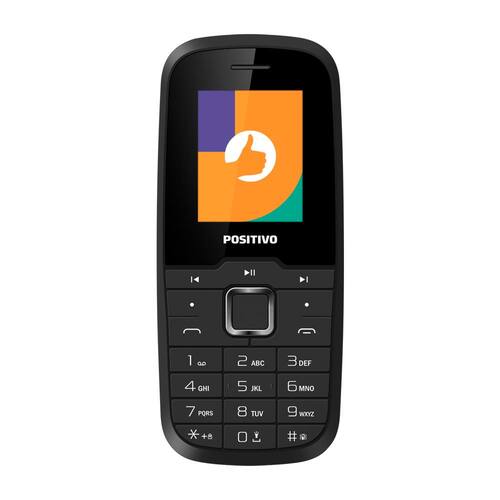 Celular Positivo P26 com Tela 1,8", Câmera traseira QVGA, 32MB, Bluetooth, Rádio FM - Preto Menor preço em Celular Positivo P26 com Tela 1,8", Câmera traseira QVGA, 32MB, Bluetooth, Rádio FM - Preto