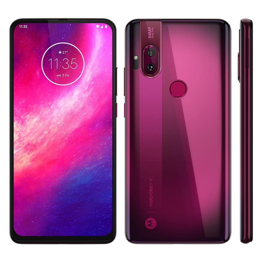 Smartphone Motorola One Hyper 128GB Dual Chip 4GB RAM Tela 6.5" - Rosa Boreal