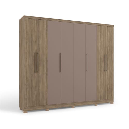 Guarda-Roupa Casal Kappesberg Duo com 8 Portas, 4 Gavetas e Espelho Interno Menor preço em Guarda-Roupa Casal Kappesberg Duo com 8 Portas, 4 Gavetas e Espelho Interno