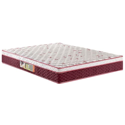 Colchão Casal Hellen Strong One Face Espuma D45 24x138x188 cm - Vermelho/Branco