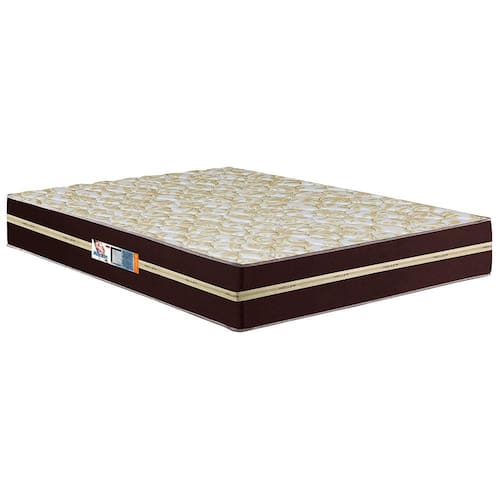 Colchão Casal Hellen Millenium Espuma D33 com Euro Pillow e Revestimento em Tecido Jacquard 19x138x188cm - Marrom/Bege Menor preço em Colchão Casal Hellen Millenium Espuma D33 com Euro Pillow e Revestimento em Tecido Jacquard 19x138x188cm - Marrom/Bege