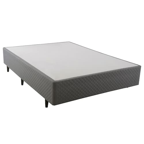 Base Box Casal Herval Ômega 28x138x188cm – Cinza