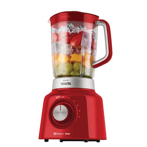 Liquidificador Philips Walita Problend 6 RI2134/2 Vermelho 700W com 5 Velocidades Menor preço em Liquidificador Philips Walita Problend 6 RI2134/2 Vermelho 700W com 5 Velocidades