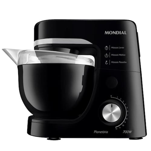 Batedeira Planetária Mondial BP-03 com 12 Velocidades e 700W – Preto é ruim? Batedeira Planetária Mondial BP-03 com 12 Velocidades e 700W – Preto é boa?