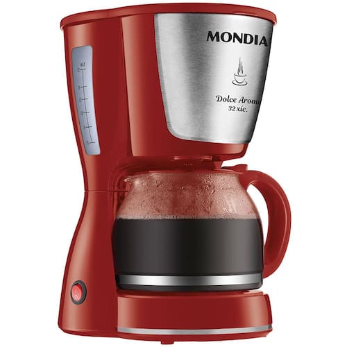 Cafeteira Elétrica Mondial Dolce Arome Inox C-32 32 Xícaras - Vermelha é boa?