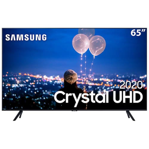 Menor preço em Smart TV LED 65" UHD 4K Samsung 65TU8000 Crystal UHD, Borda Infinita, Alexa Built In, Visual Livre de Cabos, Modo Ambiente Foto, Controle Único - 2020