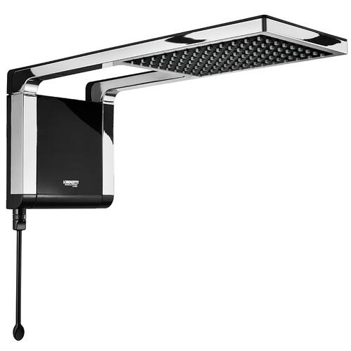 Chuveiro Lorenzetti Acqua Storm Ultra Comando Eletrônico Temperatura 6800W 220V - Preto/Cromado Menor preço em Chuveiro Lorenzetti Acqua Storm Ultra Comando Eletrônico Temperatura 6800W 220V - Preto/Cromado
