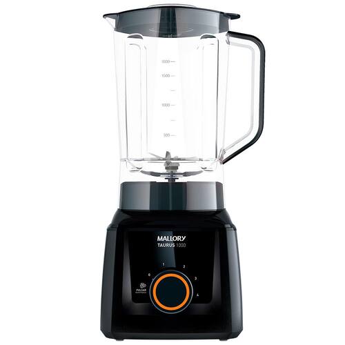 Liquidificador Mallory Taurus 1000 Preto 900W com 4 Velocidades Menor preço em Liquidificador Mallory Taurus 1000 Preto 900W com 4 Velocidades
