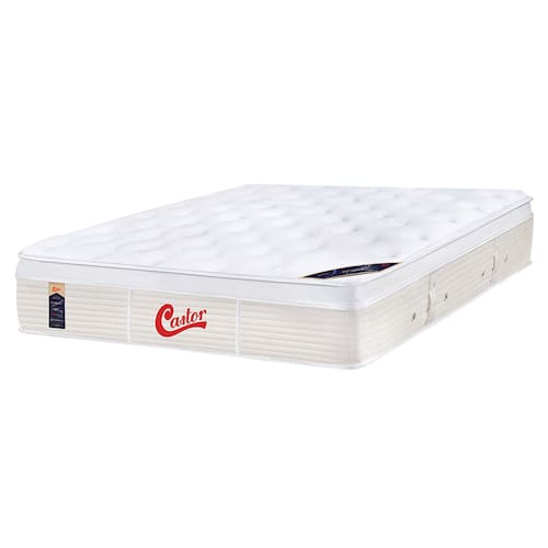 Colchão Casal Castor Gold Star Vitagel com Molas Ensacadas e Euro Pillow 32x138x188 cm – Branco/Bege é boa?