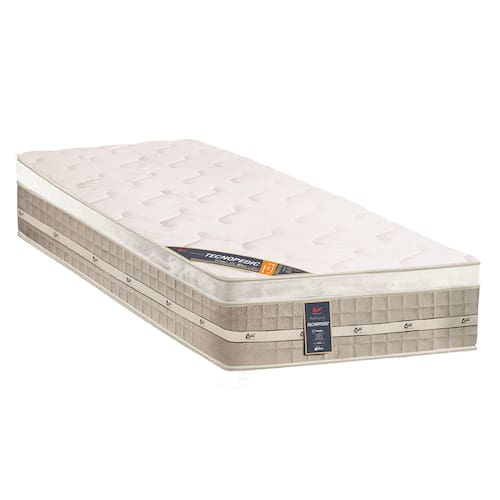 Colchão Solteiro Castor Premium com Euro Pillow e Molas Tecnopedic System 30x88x188 cm - Branco/Bege é boa?