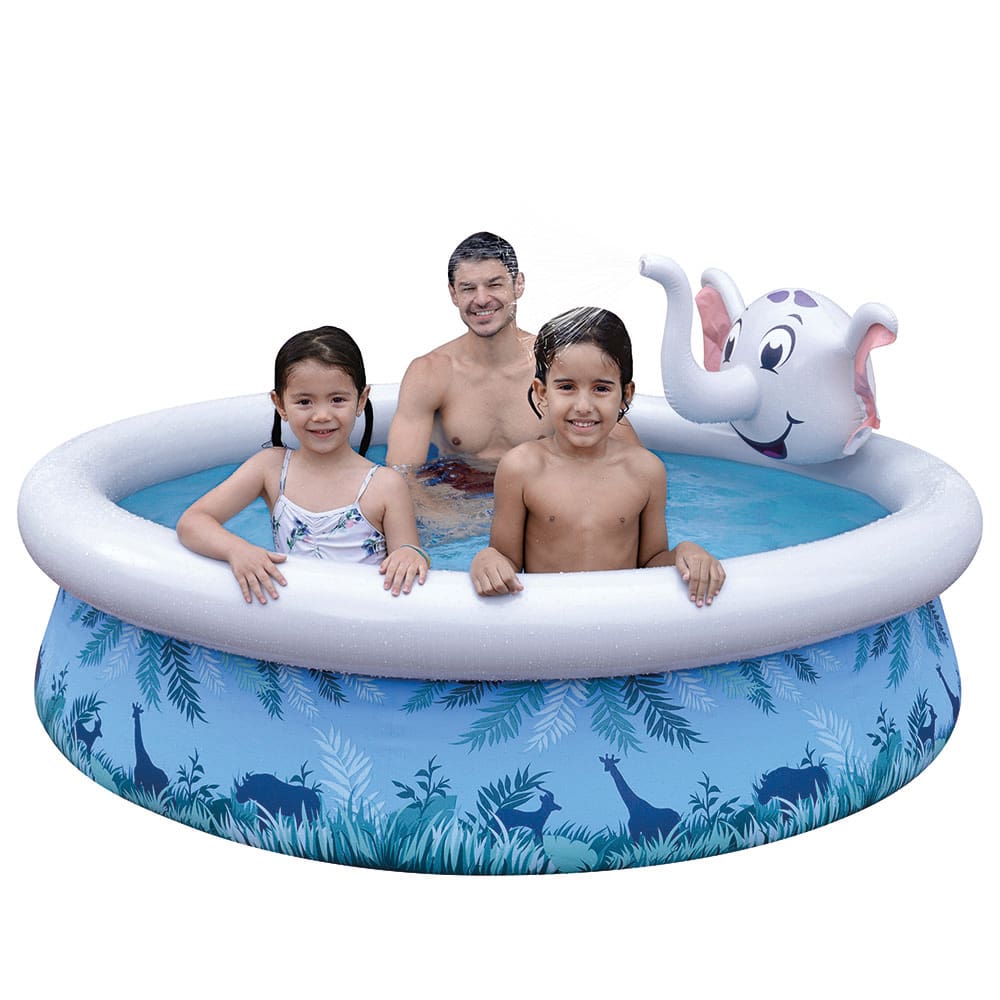 Piscina Inflável Jilong Elefante 3D – 1.140 Litros