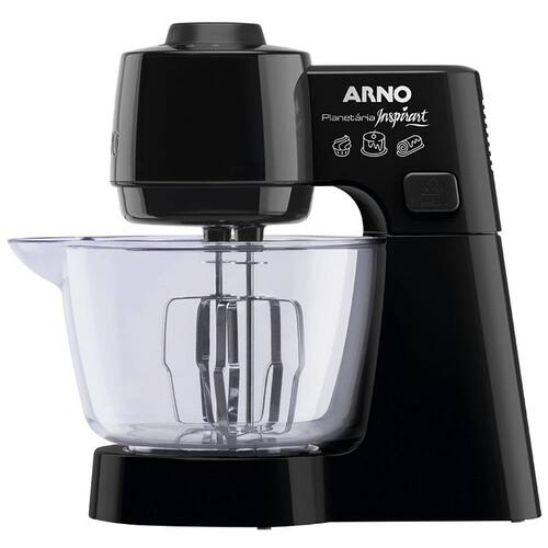 Batedeira Planetária Arno Inspirart KM-31 com 5 Velocidades e 500W – Preta é boa?