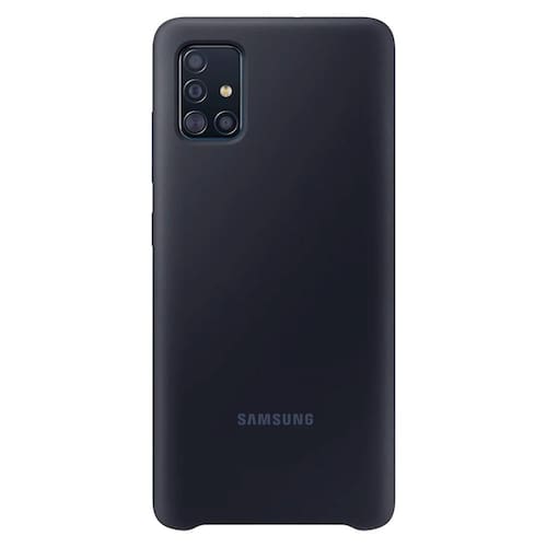 Capa Protetora Samsung em Silicone para Galaxy A51 - Preto Menor preço em Capa Protetora Samsung em Silicone para Galaxy A51 - Preto