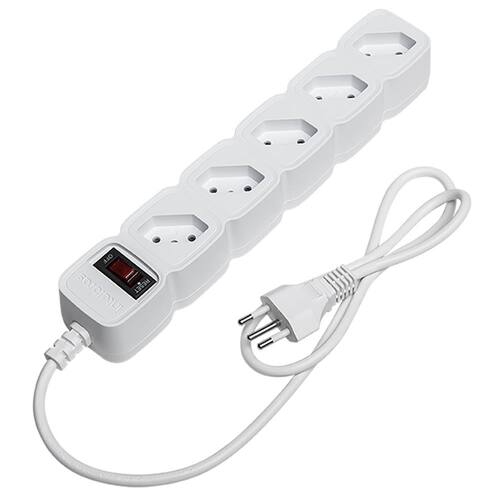 Filtro de Linha Intelbras EPE 205 com 5 Tomadas - Branco Menor preço em Filtro de Linha Intelbras EPE 205 com 5 Tomadas - Branco