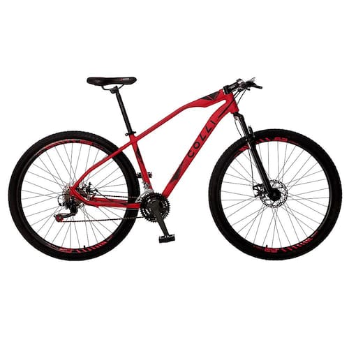 Bicicleta Aro 29 Colli Bike Duster 21 Marchas, Freio a Disco e Quadro de Alumínio - Vermelha Menor preço em Bicicleta Aro 29 Colli Bike Duster 21 Marchas, Freio a Disco e Quadro de Alumínio - Vermelha