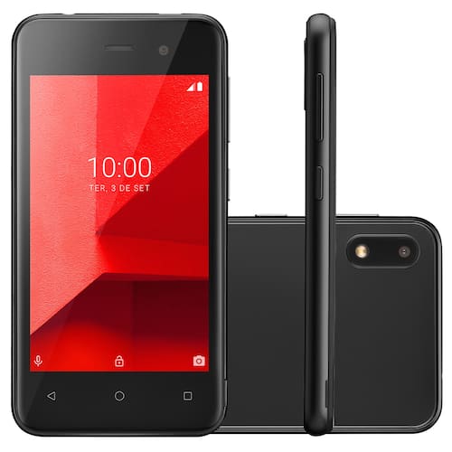 Smartphone Multilaser E Lite Preto com 32GB, Tela 4”, Android 8.1, Dual Chip, Câmera 5MP, 3G, Bluetooth e Processador Quad core é boa?