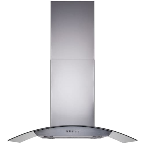 Coifa de Ilha Cadence CFA502 Gourmet com Vidro Curvo Inox - 90cm Menor preço em Coifa de Ilha Cadence CFA502 Gourmet com Vidro Curvo Inox - 90cm