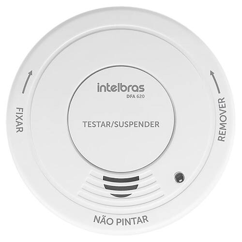 Detector de Fumaça Autônomo Intelbras DFA 620 LED, Alarme, Sem Fio Menor preço em Detector de Fumaça Autônomo Intelbras DFA 620 LED, Alarme, Sem Fio