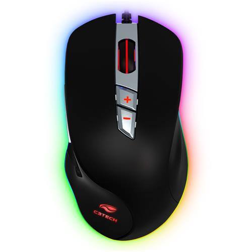 Mouse Gamer C3Tech Bellied MG-700BK 7.000 Dpi RGB - Preto