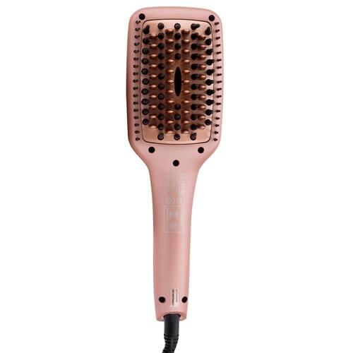 Escova Alisadora Kiss New York Gold Edition KSHB03BR Bivolt - Rosa é boa?