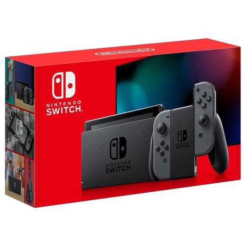 Console Nintendo Switch 32GB com Controle Joy-Con Cinza Menor preço em Console Nintendo Switch 32GB com Controle Joy-Con Cinza