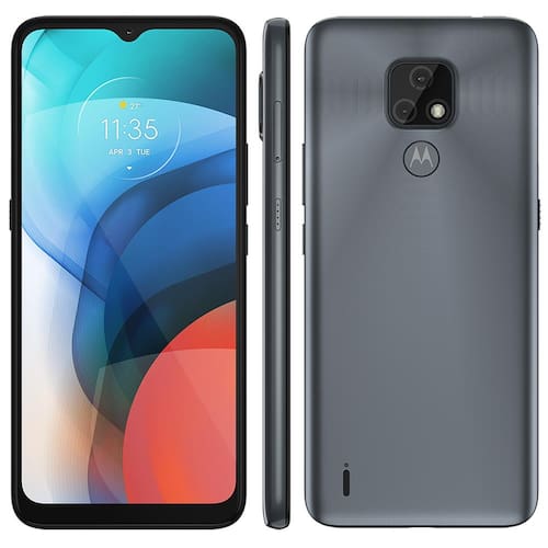 Smartphone Motorola Moto E7 Cinza Metálico 64GB, 4GB RAM, Tela de 6.5”, Câmera Traseira Dupla, Android 10 e Processador Octa-Core Menor preço em Smartphone Motorola Moto E7 Cinza Metálico 64GB, 4GB RAM, Tela de 6.5”, Câmera Traseira Dupla, Android 10 e Processador Octa-Core