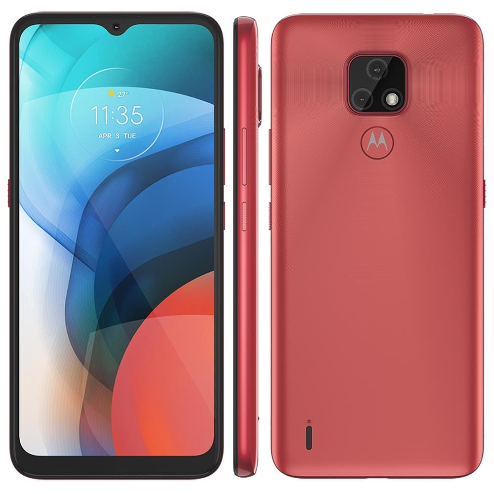 Smartphone Motorola Moto E7 Cobre 64GB, 4GB RAM, Tela de 6.5”, Câmera  Traseira Dupla, Android 10 e Processador Octa-Core | Ponto