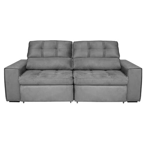 Sofá 4 Lugares Luizzi Bugatti II Retrátil / Reclinável, Revestido em Veludo Plush e 230 cm de Largura é ruim? Sofá 4 Lugares Luizzi Bugatti II Retrátil / Reclinável, Revestido em Veludo Plush e 230 cm de Largura é boa?