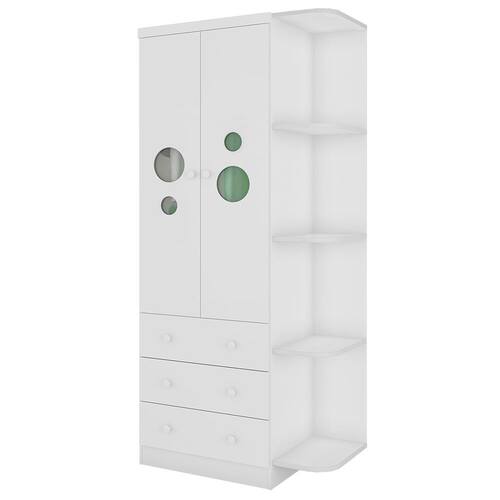 Guarda-roupa Infantil Peroba Móveis Duda com 2 Portas e 3 Gavetas Menor preço em Guarda-roupa Infantil Peroba Móveis Duda com 2 Portas e 3 Gavetas