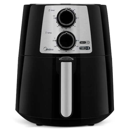 Fritadeira Elétrica Sem Óleo Air Fryer Midea FRB31 / FRB32 3.5L – Preta/Inox é boa?