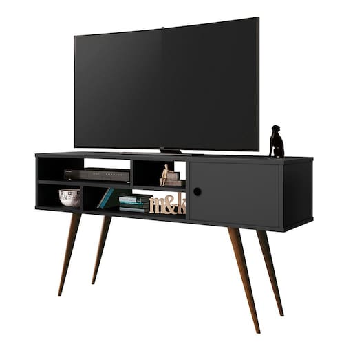 Rack EDN Kenzo para TV até 50” - Preto Menor preço em Rack EDN Kenzo para TV até 50” - Preto