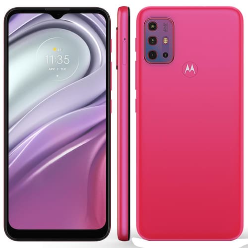 Smartphone Motorola Moto G20 Pink 64GB, 4GB RAM, Tela de 6.5”, Câmera Traseira Quádrupla, Android 11 e Processador Octa Core Menor preço em Smartphone Motorola Moto G20 Pink 64GB, 4GB RAM, Tela de 6.5”, Câmera Traseira Quádrupla, Android 11 e Processador Octa Core