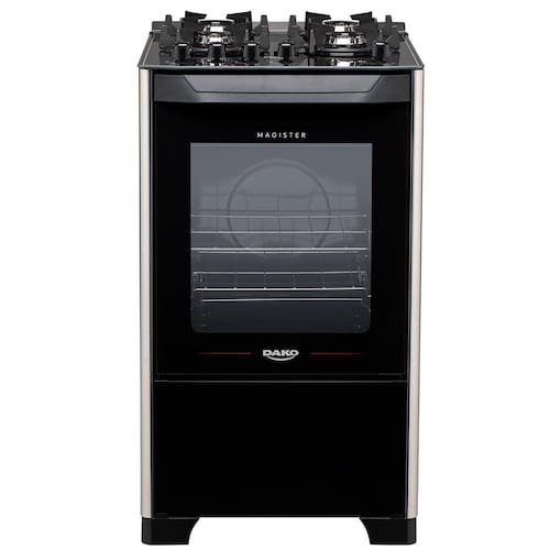 Fogão Dako 4 Bocas Magister com Mesa de Vidro e Acendimento Automático Bivolt - Preto Menor preço em Fogão Dako 4 Bocas Magister com Mesa de Vidro e Acendimento Automático Bivolt - Preto